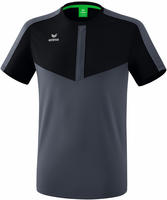 Erima 1082025-140, Erima Tshirt Squad schwarz/grau Jungen, Gr&ouml;&szlig;e: 140