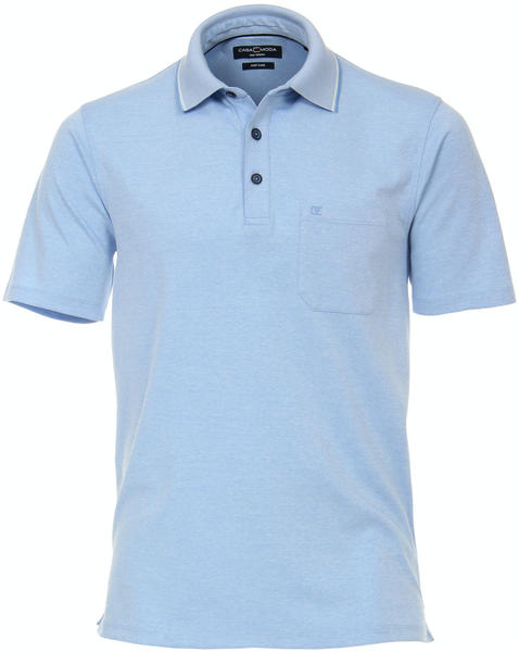 CASAMODA Polo-Shirt Uni (993106500) blau