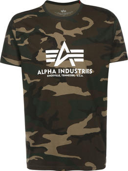 Alpha Industries Basic T-Shirt Camo (100501C) green