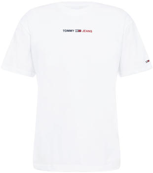 Tommy Hilfiger Linear Logo Organic Cotton T-Shirt (DM0DM10219) white