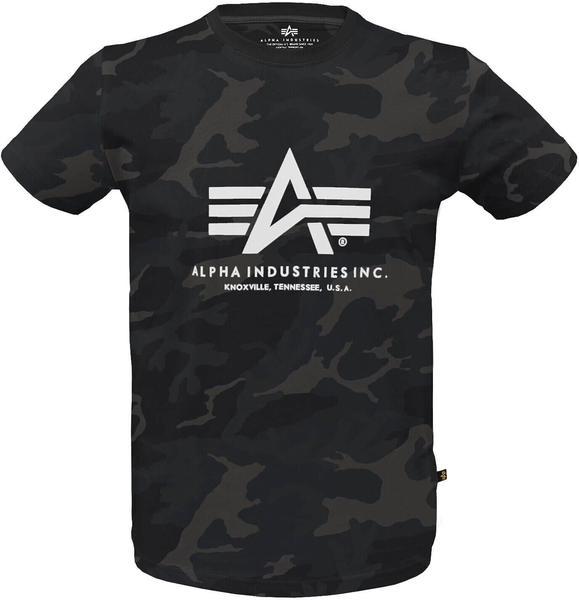 Alpha Industries Basic T-Shirt Camo (100501C) grey