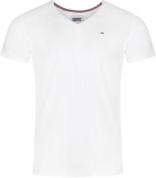 Tommy Hilfiger Slim Fit V-Neck T-Shirt (DM0DM09587) white