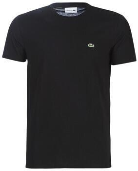 Lacoste Men's Crew Neck Pima Cotton Jersey T-Shirt (TH6709) black