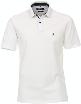 Casa Moda CASAMODA Polo-Shirt Uni 004470 weiß