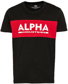 Alpha Industries Alpha Inlay T-Shirt (186505) black/red