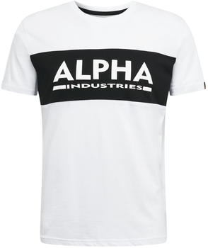 Alpha Industries Alpha Inlay T-Shirt (186505) white/black