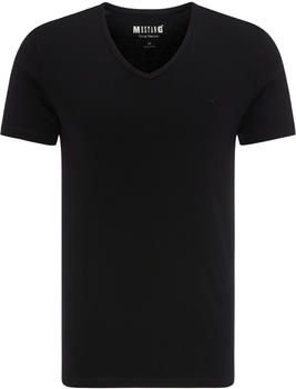 MUSTANG Store GmbH MUSTANG V-Neck T-Shirt (1008814) black