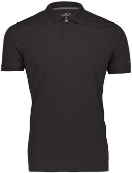CMP Campagnolo CMP One Colour Technical Polo Shirt (3T60077) black/concrete