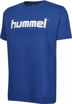Hummel Go Cotton Logo T-Shirt Herren S/S blau (203513-7045)
