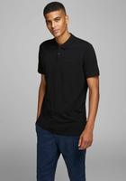 Jack & Jones Herren Poloshirt JJEBASIC POLO SS - Slim Fit - Black (12136516) - M