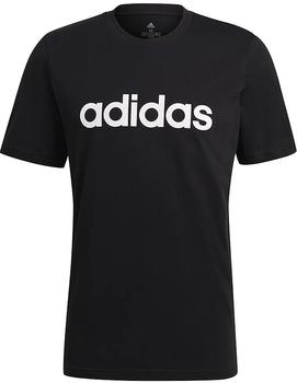 Adidas Essentials Embroidered Linear Logo T-Shirt black