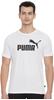 Herren Kurzarm-T-Shirt Puma ESS LOGO TEE 586666 02 Weiß - S