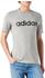 Adidas Essentials Embroidered Linear Logo T-Shirt medium grey heather