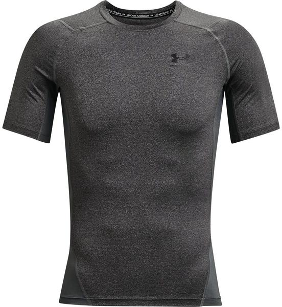 Under Armour T-Shirt HeatGear Armour (1361518-090) carbon heather/black