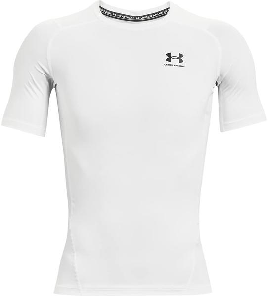 Under Armour T-Shirt HeatGear Armour (1361518-100) white/black