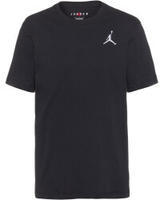 Nike DC7485, NIKE Herren Shirt M J JUMPMAN EMB SS CREW BLACK/WHITE male