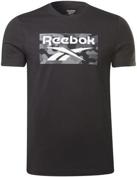 Reebok Camo Allover-Print T-Shirt (HA6313) black