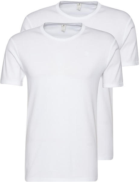 G-Star Basic T-Shirt 2-Pack (D07205) white