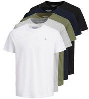 Jack & Jones Rundhalsshirt "JORJXJ im 5er Pack mit Rundhals und angenehmem