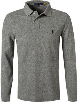 Polo Ralph Lauren Slim Fit Poloshirt (710681126-003) grau meliert