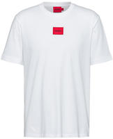 Hugo T-Shirt Diragolino 212 50447978 Wei&szlig; Regular Fit Male
