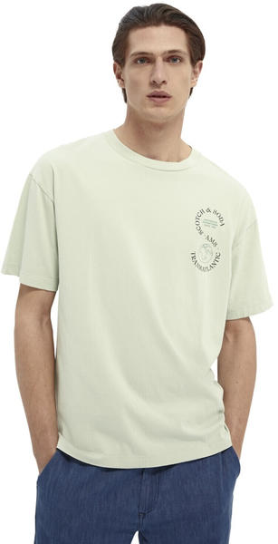 Scotch & Soda T-shirt Mit Grafik Aus Bio-baumwolle (162375) sea foam