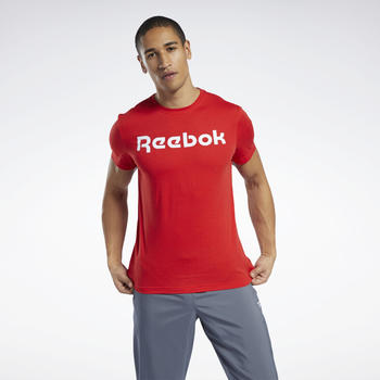 Reebok Graphic Series Linear Logo T-Shirt (FP9159) motor red