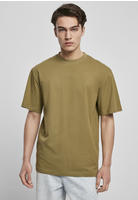 modernes URBAN CLASSICS Herren T-Shirt Oversize 180 g/m2 mit Baumwolle Oliv-Gr&uuml;n -