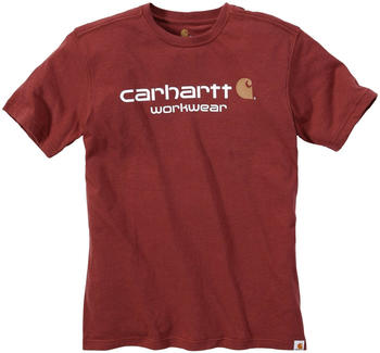 Carhartt Core Logo T-Shirt fired brick red