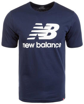 New Balance Essentials Stacked Logo Tee pigment