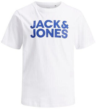 Jack & Jones Jjecorp Logo Tee Ss Crew Neck Noos Jr (12152730) white