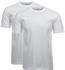 Ragman Regular Fit T-Shirt (2er Pack) weiß