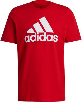 Adidas Essentials Big Logo T-Shirt scarlet/white