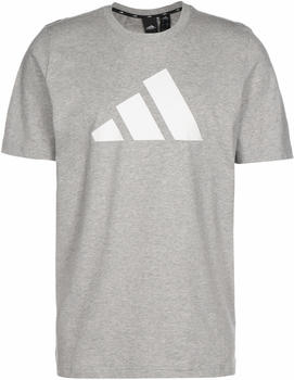 Adidas Sportswear Logo T-Shirt medium grey heather