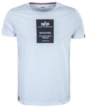 Alpha Industries Reflective Label T white