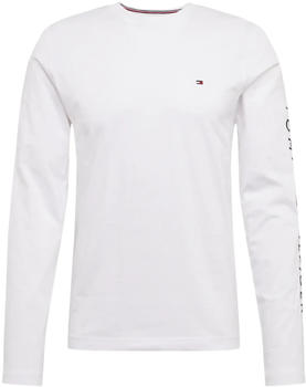 Tommy Hilfiger Organic Jersey Logo Long Sleeve T-Shirt white