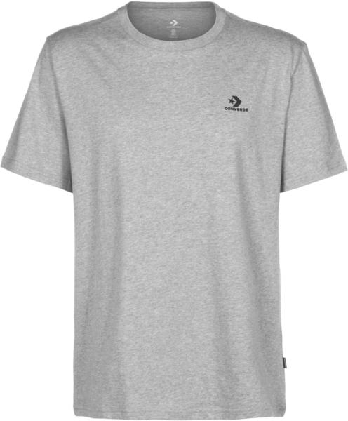 Converse Star Chevron Embroidered T-Shirt grau meliert (10020224-A03 035)