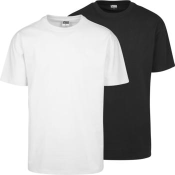 Urban Classics Tall Tee 2-Pack T-Shirt schwarz weiß (PP006-03102)