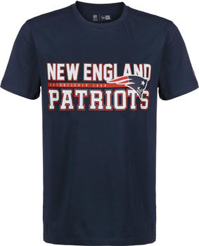 New Era NFL Stacked Wordmark New England Patriots T-Shirt blau (12123831)