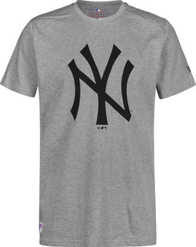 New Era MLB Team Logo NY Yankees T-Shirt grau meliert (11863696)