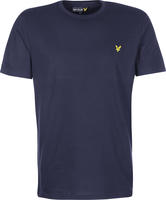Lyle & Scott Einfarbiges T-Shirt in Marineblau Herren