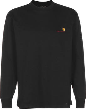 Carhartt American Script Longsleeve schwarz (I0290088900)