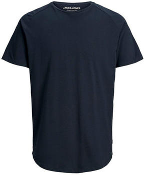 Jack & Jones Organic Cotton Curved Hem T-Shirt (12164936) navy blazer