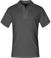 Poloshirt, Gr. M, steel grey