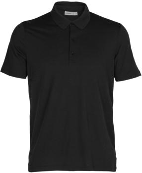 Icebreaker Men's Merino Tech Lite II Short Sleeve Polo Shirt black