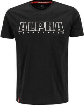 Alpha Industries Alpha Embroidery Heavy T black/white