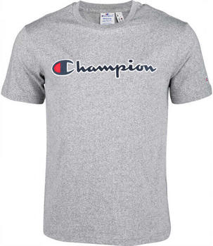 Champion Organic Cotton Script Logo Tee grey