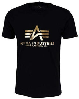 Alpha Industries Basic T-Shirt (100501) black/yellow gold
