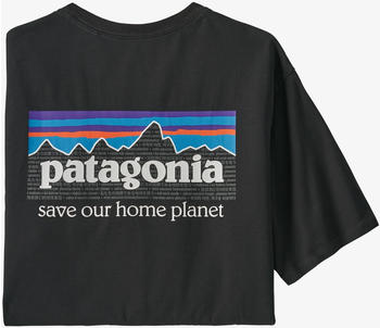 Patagonia Men's P-6 Mission Organic T-Shirt ink black