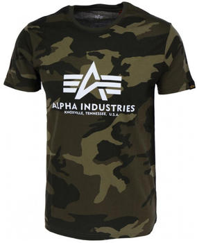 Alpha Industries Basic T-Shirt (100501) olive camo/white